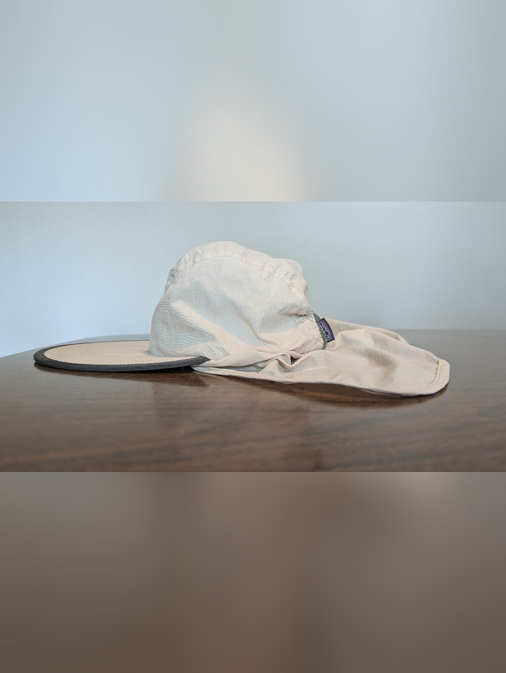 Vintage 1999 Patagonia Spoonbill Sunshade Bimini Cap Hat Nylon Neck Shade Large